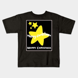 Yellow Stars for Christmas Kids T-Shirt